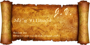 Jég Vilibald névjegykártya